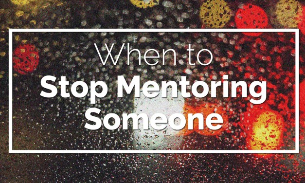 When to Stop Mentoring Someone